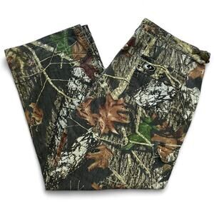Mossy Oak Breakup Camouflage Camo Cargo Pants XL Hunting 43 x 31 Streetwear